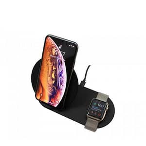 Incarcator fara fir telefon QI FAST CHARGE 2 in 1 input 5V 3A 9V 2A 5W negru N26-1 Black