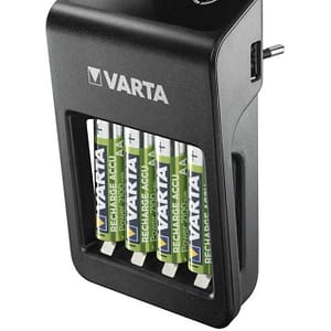 Incarcator Varta 57687 AA/AAA 9V NiMH port USB +4 acumulatori AA 2100 mAh