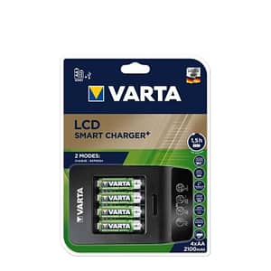 Incarcator Varta LCD Smart Charger+ 57684 NiMH AAA AA + 4 acumulatori AA 2100 mAh