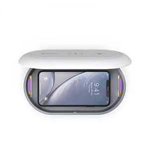 Incarcator Wireless 10W Devia + Sterilizare/Dezinfectie UV telefon