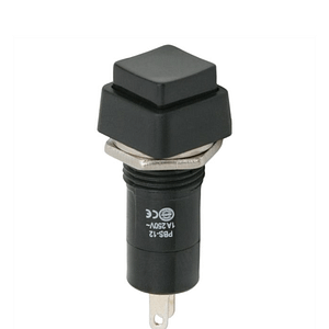 Intrerupator 1 circuit 1A 250V OFF-ON negru 09024FK cu retinere
