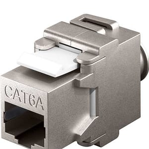 Keystone modul RJ45 CAT6A STP 22-26AWG pentru cablu 5-9 mm Goobay 95900
