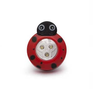 Lampa cu LED de veghe decorativa Buburuza cu buton 20273A Phenon
