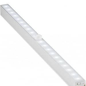 Lampa LED alb rece 6500K 160lm 2.2W cu detector de miscare intrerupator 6x AAA 55498 Goobay