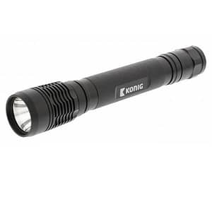 Lanterna cu carcasa din aluminiu neagra LED 10W Baterie tip C R14 Konig