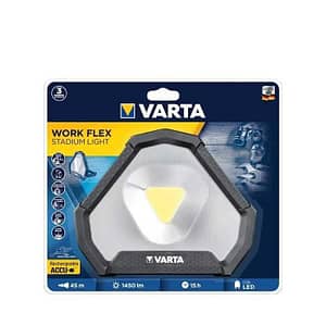 Lanterna LED de lucru Varta 18647 Work Flex Stadium Light reincarcabila 1450lm IP54