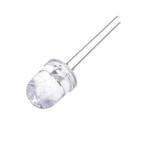 LED 10mm alb rece 10-15V 3000-4200mcd 30 Parte frontala convex OPTOSUPPLY OSW5DKA131A-12V