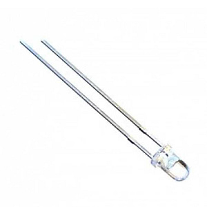 LED 3mm alb rece 3.0V-3.2V 20mA 8000K MCD 6000-8000