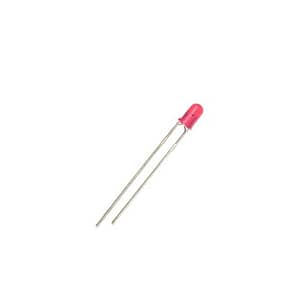 LED 3mm rosu 1.9V-2.1V 20mA 620-625 MCD 300-400