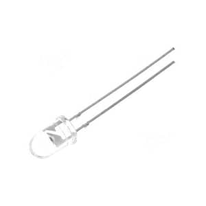 LED 5mm ultraviolet λd 400-410nm 15° 20mA 12÷14mW 3-3.8V -30÷85°C OPTOSUPPLY OSV5DL5111A
