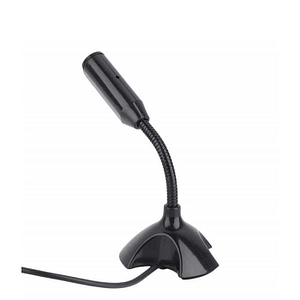 Microfon birou flexibil 3.5 mm Jack 1.3m negru M-306