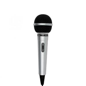 Microfon dinamic polar cardioid de mana argintiu 6.3 mm SAL M 41