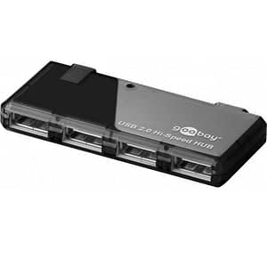 Mini HUB USB 4 port 2.0 negru Goobay