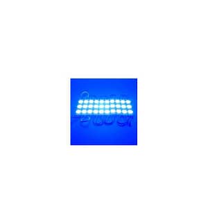 Modul 3 LED-uri 12V 1.5W SMD2835 150lm albastru IP67 V-TAC