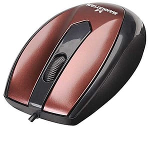 Mouse optic USB 1000dpi maro 177979 Manhattan