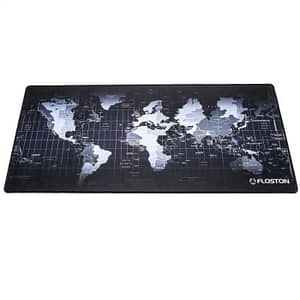 Mouse Pad cauciuc neted 900 x 400 x 4mm negru WORLD de la Floston