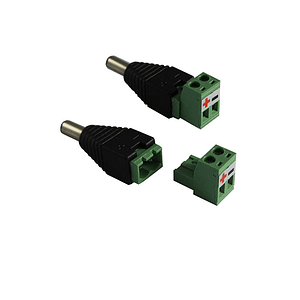 Mufa alimentare DC 2.1x5.5 tata cupla rapida regleta cu surub