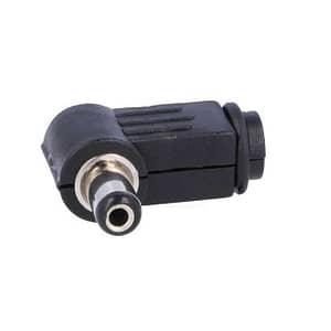 Mufa alimentare DC tata 5.5mm x 2.5mm pe cablu 9mm PC-2.5/5.5K