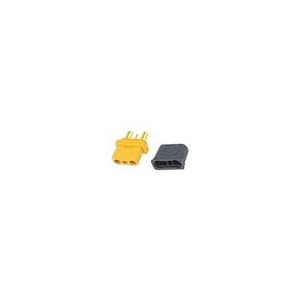 Mufa alimentare DC XT30 mama 3 pini pe cablu lipite 15A 500V AMASS ICX301-F