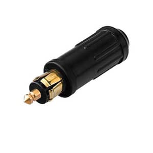 Mufa bricheta auto tata mini cu siguranta 15A 12-24V standard cu borne cu surub pentru prizele standard DIN EN ISO 4165 PRO CAR