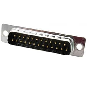 Mufa D-Sub 25 pini tata pe cablu lipire contacte bronz-fosfor ADAM TECH DB25-PD