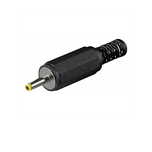 Mufa DC 2.4x0.7mm tata cu protector cablu Goobay