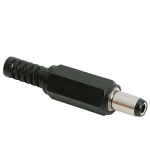 Mufa DC 5.5x2.5 mm tata cu protector