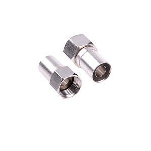 Mufa F compresie pentru cablu coaxial cu diametrul de 6.8mm