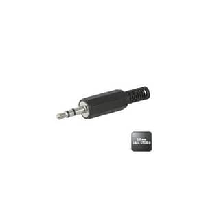 Mufa Jack 2.5 mm stereo tata cu protectie cablu Goobay
