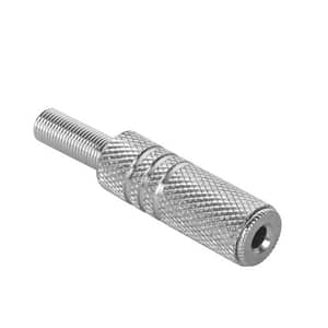 Mufa Jack 3.5 mm mama stereo metal pe cablu