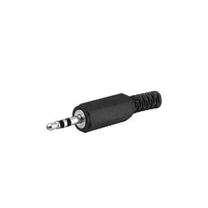 Mufa Jack 3.5 mm stereo tata cu protectie cablu din plastic Goobay
