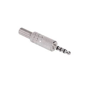 Mufa JACK 3.5 mm tata metal 4 contacte 4 pini