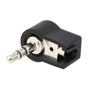 Mufa Jack 3.5 mm tata stereo piste 3 in unghi 90 grade pe cablu LUMBERG WKLS 40