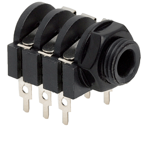 Mufa Jack 6.3 mm stereo mama lipire PCB