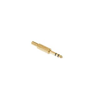 Mufa Jack 6.3 mm stereo tata metal aurit