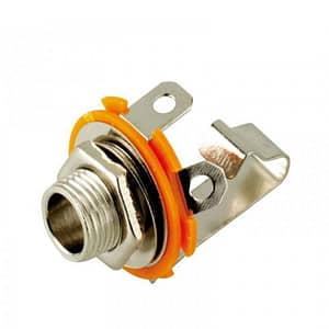 Mufa Jack 6.35 mm mono mama metal panou Goobay