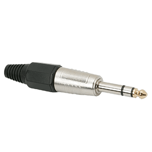 Mufa JACK executie ranforsat stereo 6.3 mm tata