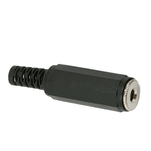 Mufa JACK stereo 3.5 mm mama cu protectie cablu