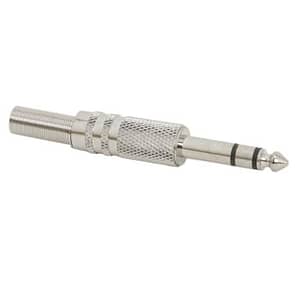 Mufa Jack tata stereo 6.3 mm metal protectie la spargere HOME