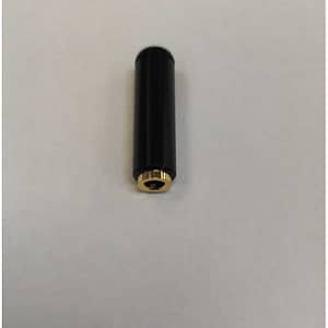 Mufa mama JACK 3.5 mm 4Pini 4 Contacte metal negru cu aurit carcasa slim