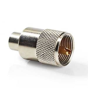 Mufa metal UHF cablu coaxial RG58 1buc PL259 Nedis