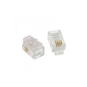 Mufa modulara telefon RJ10 4P4C contacte aurite Well
