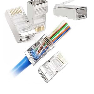 Mufa Passthrough FTP ecranata 8P8C RJ45 Cat5e TEL0073 Cabletech