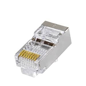 Mufa retea RJ45 8P8C Cat5e ecranat contacte aurite Well