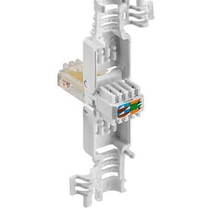 Mufa retea RJ45 8P8C UTP Cat5e neecranat conectare fara scule Goobay