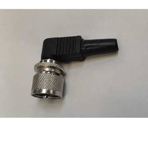 Mufa UHF Tata RG58 surub corp + manson plastic la 90 grade PR. B OCHI