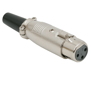 Mufa XLR 3 poli mama executie tata cu protectie cablu