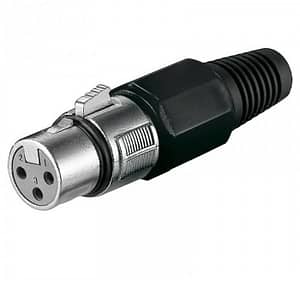 Mufa XLR mama 3 pini cu lipire Goobay