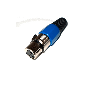 Mufa XLR mama albastru