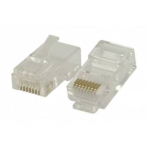 Mufe CAT6 UTP RJ45 SOLID PVC transparent 5buc VALUELINE